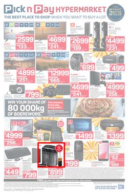 Pick n Pay Hyper : Sizzling Summer Savings (03 Sep - 16 Sep 2018), page 8