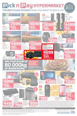 Pick n Pay Hyper : Sizzling Summer Savings (03 Sep - 16 Sep 2018), page 8