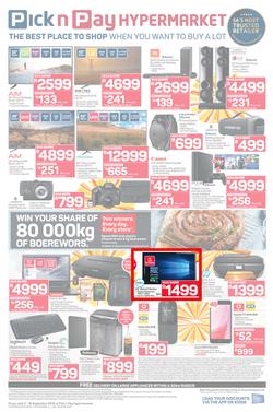 Pick n Pay Hyper : Sizzling Summer Savings (03 Sep - 16 Sep 2018), page 8