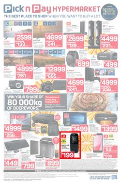 Pick n Pay Hyper : Sizzling Summer Savings (03 Sep - 16 Sep 2018), page 8