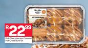 PnP Chocolate & Caramel Hot Cross Buns-6s