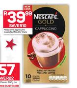 Nescafe Cappuccino Assorted 10s-Per Pack