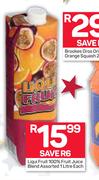 Liqui Fruit 100% Fruit Juice Blend Assorted-1Ltr Each