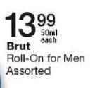 Brut Roll-On For Men-50ml Each