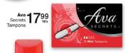 Ava Secrets Tampons-16's