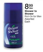 Shower to Shower Roll-On For Men-50ml