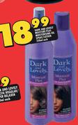 Dark And Lovely Moisture Plus Moisturising Oil Spray/Lotion-250ml Each