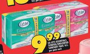Lil-Lets Essentials Scented/Unscented Sanitary Pads-16's Per Pack Each