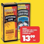 Woods Peppermint Cure Cough Syrup For Adults/Children-50ml