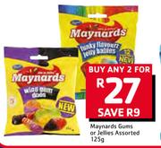 Maynards Gums Or Jellies-2x125g
