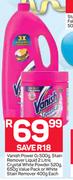 Vanish Power O2-500g Each