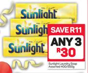 Sunlight Laundry Soap-3x400/500g