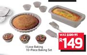 I Love Baking 10-Piece Baking Set