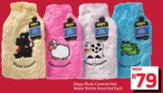 Dejay Plush Covered Hot Water Bottle-Each