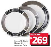 Fuego 18-Piece Dinner Set-Each