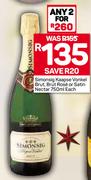 Simonsig Kaapse Vonkel Brut,Brut Rose Or Satin Nectar-750ml Each