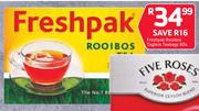 Freshpak Rooibos Tagless Teabags 80s