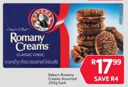 Bakers Romany Creams-200g Each