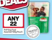 PnP Dog Food Pouch Assorted-22 x 100g 