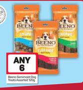 Beeno Semimoist Dog Treats Assorted-6 x 120g