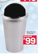 Alplas 50L Lift Top Bin