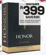 Honor Very Special Cognac-750ml/2-Glass Gift Pack