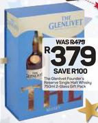 The Glenlivet Founder’s Rserve Single Malt Whisky-750ml/2-Glass Gift Pack