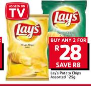 Lays Potato Chips Assorted-2 X 125g