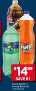 Fanta, Sprite Or Stoney Assorted-2L Each