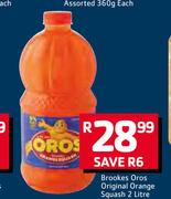 Brookers Oros Original Orange Squash-2L