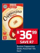Boston Cappuccina Sticks Assorted-10's