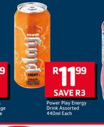 Power Play Energy Drink assorted-440ml