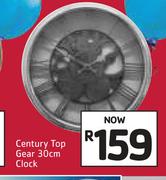 Century Top Gear 30cm Clock