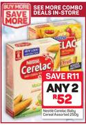 Nestle Cerelac Baby Cereal Assorted-2 x 250g   