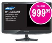 Samsung 20" LCD Monitor