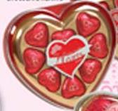 8 x 8gm Chocolate Hearts