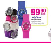 Digitime Snap Watches-Each