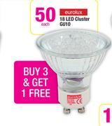 Eurolux 18 LED Cluster GU10-Each
