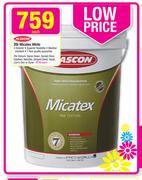 Plascon 20Ltr Micatex White-Each