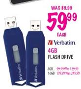 Verbatim 4GB Flash Drive-each