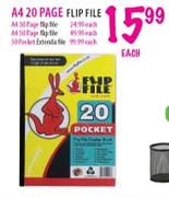 A4 20 Page Flip File-each