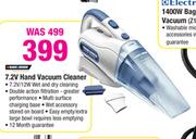 7.2V Hand Vacuum Cleaner