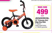Backtrail 12" Princess Girl Edge Boy Bike-Each