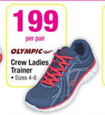 Olympic Crew Ladies Trainer-Per Pair