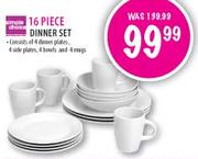Simple Choice 16 Piece Dinner Set