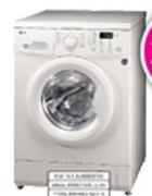 LG White Front Load Direct Drive Washing Machine-6kg