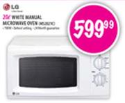 LG White Manual Microwave Oven-20l