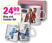 Mug And Coaster Set-Per Set