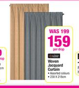 Always Home Woven Jacquard Curtain(Size:230 x 216cm)-Per Drop