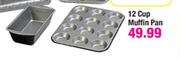 12 Cup Muffin Pan-Each